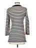 Tory Burch 100% Cashmere Stripes Ivory Cashmere Pullover Sweater Size S - photo 2