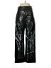 ROTATE 100% Polyurethane Metallic Black Casual Pants Size 4 - photo 2