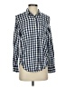 Levi's Checkered-gingham Blue Long Sleeve Button-Down Shirt Size S - photo 1