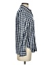 Levi's Checkered-gingham Blue Long Sleeve Button-Down Shirt Size S - photo 4