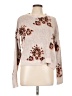 Knox Rose Floral Tan Pullover Sweater Size L - photo 1