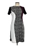 Taylor Graphic Gray Casual Dress Size 4 - photo 1