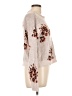Knox Rose Floral Tan Pullover Sweater Size L - photo 4