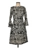 Tommy Hilfiger Paisley Gray Casual Dress Size 2 - photo 1