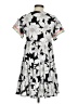 Crown & Ivy Print Gray Casual Dress Size XS - photo 2