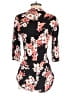 ANGL 100% Rayon Floral Black Romper Size S - photo 2