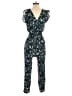 Ann Taylor LOFT 100% Viscose Paisley Blue Jumpsuit Size S - photo 2