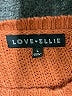Love Ellie 100% Acrylic Color Block Orange Pullover Sweater Size L - photo 7