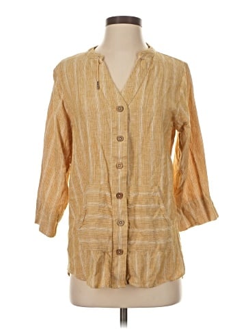 Bridgehampton Isaac Mizrahi Live! 3/4 Sleeve Button-Down Shirt (view 1)