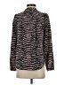 Joie 100% Polyester Animal Print Brown Long Sleeve Blouse Size XS - photo 2