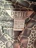 Petite Sophisticate 100% Polyester Tweed Gray Long Sleeve Blouse Size 6 - photo 7