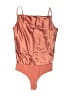 Intermix 100% Silk Orange Bodysuit Size S - photo 1