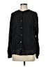 Point Sur 100% Cotton Black Long Sleeve Blouse Size M - photo 1