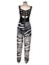 Material Girl 100% Polyester Graphic Black Jumpsuit Size M - photo 2