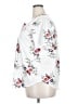 Unbranded Floral White Short Sleeve Blouse Size 2X - photo 5