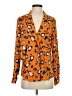 3.1 Phillip Lim for Target 100% Polyester Animal Print Orange Long Sleeve Blouse Size S - photo 1