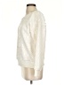 Ann Taylor 100% Polyester Metallic Ivory Sweatshirt Size S - photo 5