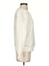 Ann Taylor 100% Polyester Metallic Ivory Sweatshirt Size S - photo 4