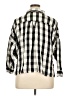 River Island Checkered-gingham Black 3/4 Sleeve Blouse Size 14 - photo 2