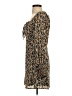 Le Lis 100% Polyester Floral Black Brown Casual Dress Size S - photo 5