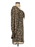 Le Lis 100% Polyester Floral Black Brown Casual Dress Size S - photo 4