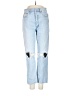 AGOLDE 100% Cotton Hearts Blue Jeans Size 27 waist - photo 1