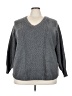 Terra & Sky Gray Pullover Sweater Size 3X - photo 1
