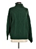 Assorted Brands 100% Acrylic Solid Green Turtleneck Sweater Size M - photo 1