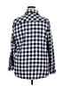 Genhoo Checkered-gingham Blue Long Sleeve Button-Down Shirt Size XXL - photo 2