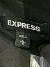 Express 100% Polyester Solid Black Casual Dress Size L - photo 7