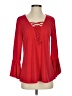 Assorted Brands Red 3/4 Sleeve Top Size XXS (estimated) - photo 1