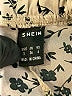 Shein 100% Polyester Animal Print Tan Long Sleeve Blouse Size 4 - photo 7