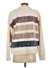 Thread & Supply Stripes Ivory Pullover Sweater Size S - photo 2