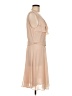 H&M 100% Polyester Solid Tan Cocktail Dress Size M (estimated) - photo 4