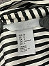 H&M 100% Polyester Stripes Black Long Sleeve Blouse Size 8 - photo 7