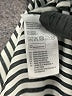 H&M 100% Polyester Stripes Black Long Sleeve Blouse Size 8 - photo 8
