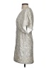 Saylor 100% Polyester Metallic Silver Cocktail Dress Size XS - photo 5