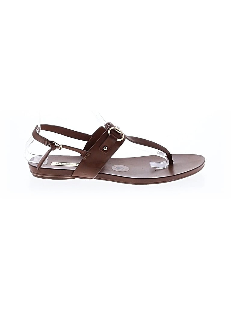 Pre-owned Aldo Sandals In Brown