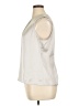 Jones New York Collection 100% Polyester Silver Sleeveless Blouse Size 16 - photo 5