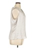 Jones New York Collection 100% Polyester Silver Sleeveless Blouse Size 16 - photo 4