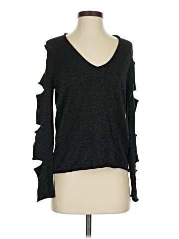 Skull Cashmere Pullover Sweater (view 1)