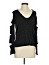 Skull Cashmere Black Pullover Sweater Size XS - photo 1