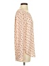 Ann Taylor LOFT 100% Polyester Polka Dots Tan Long Sleeve Blouse Size XS - photo 4