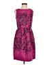 Taylor 100% Polyester Graphic Pink Cocktail Dress Size 4 - photo 1