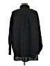 Missguided Solid Black Long Sleeve Button-Down Shirt Size 8 - photo 2