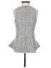 MM Couture Silver Sleeveless Top Size XS - photo 2