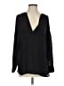 Vince. 100% Silk Black Long Sleeve Silk Top Size XS - photo 1