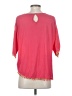 French Connection 100% Polyester Pink 3/4 Sleeve Top Size S - photo 2