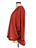 BLOUSE 100% Polyester Red 3/4 Sleeve Blouse Size M - photo 5
