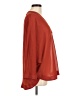 BLOUSE 100% Polyester Red 3/4 Sleeve Blouse Size M - photo 4